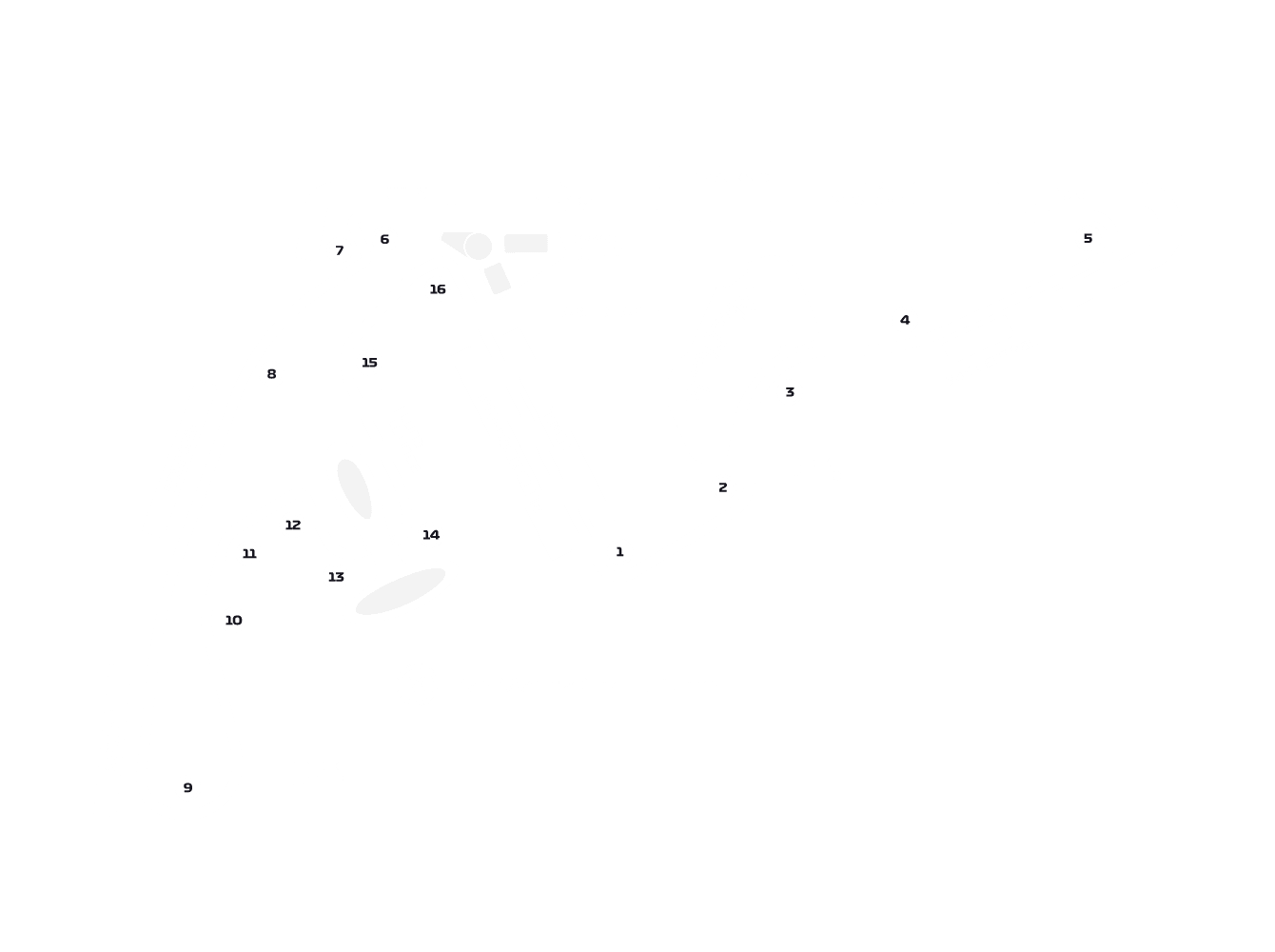 Map showing the West Straight Grandstand location on the Yas Marina Circuit